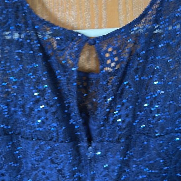 Sparkle in a blue party dress from Torrid - Picture 3 of 6